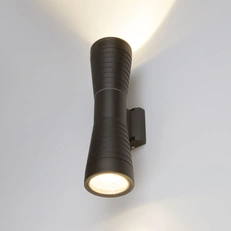 Фото товара Уличный настенный светильник 1502 TECHNO LED Tube double черный